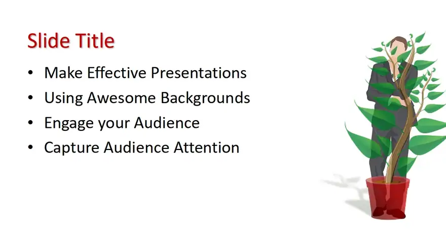 Free Growth Metaphor PowerPoint Template