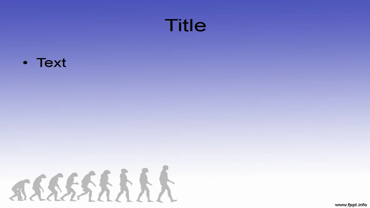 Free Human Evolution PowerPoint Template