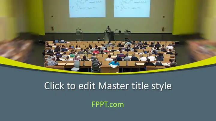 Free Lecturer PowerPoint Template