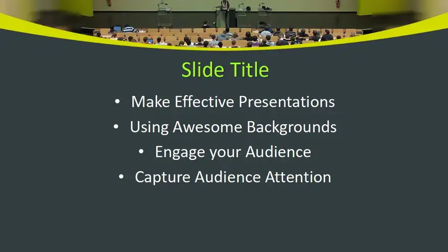 Free Lecturer PowerPoint Template