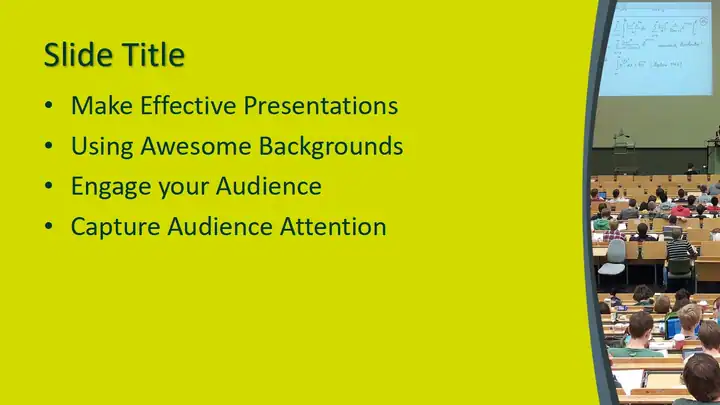 Free Lecturer PowerPoint Template