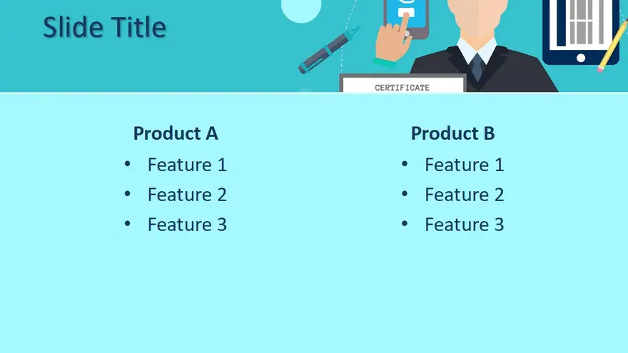 Free Online Training PowerPoint Template