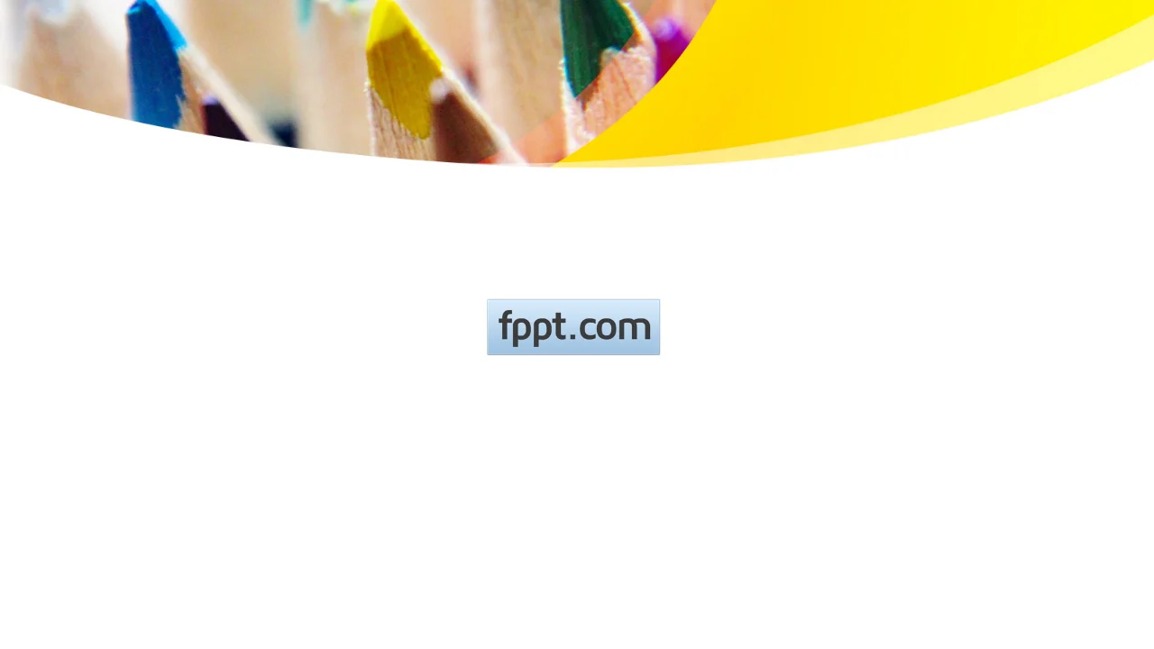 Free Pencils PowerPoint Background