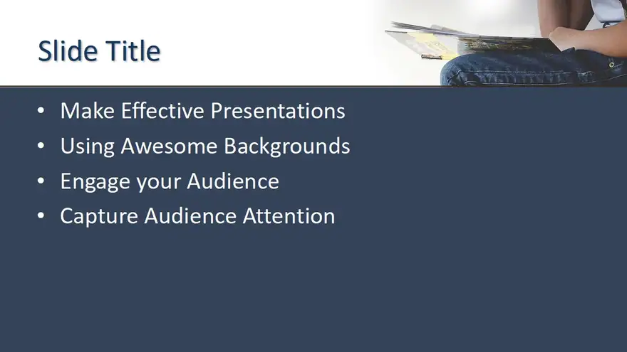 Free Pile of Books PowerPoint Template