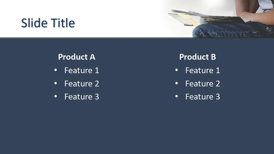 Free Pile of Books PowerPoint Template