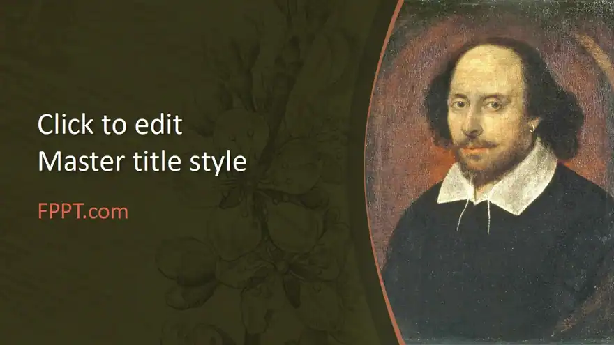 Free Shakespeare PowerPoint Template