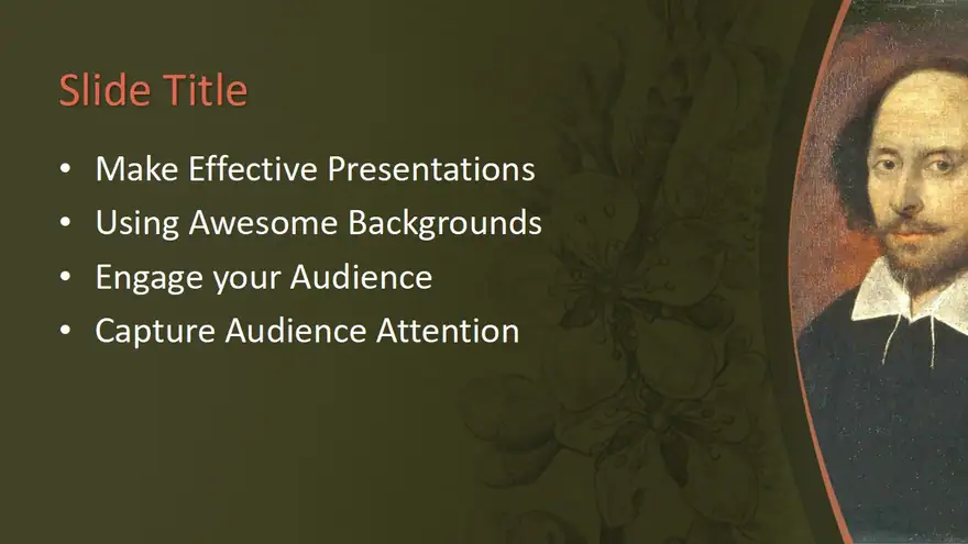 Free Shakespeare PowerPoint Template