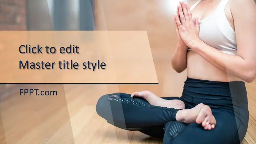 Free Yoga Poses PowerPoint Template