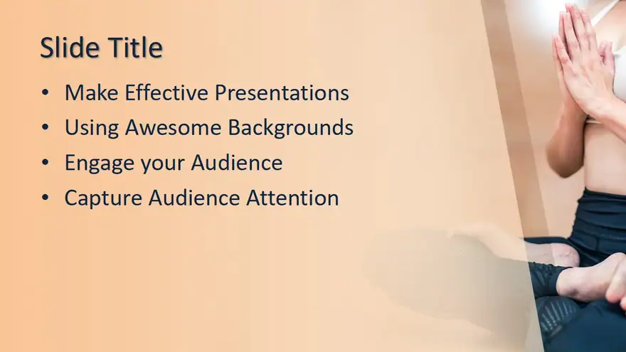 Free Yoga Poses PowerPoint Template