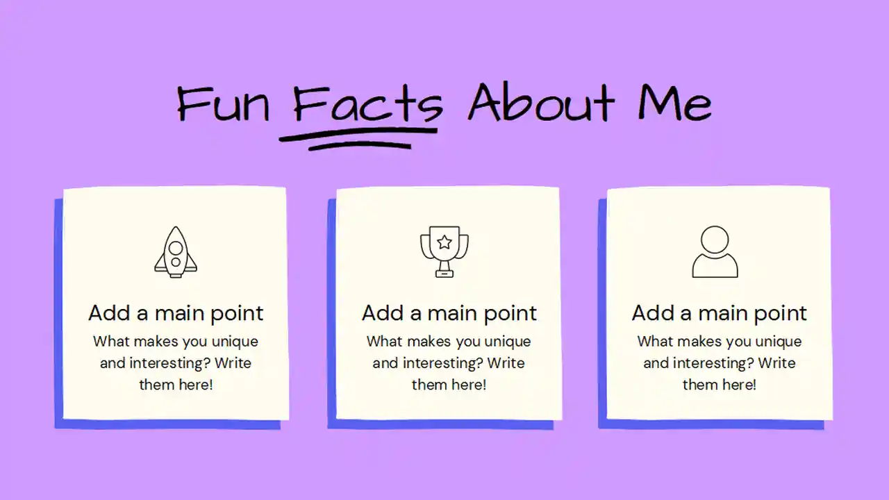 Fun teacher about me Slides