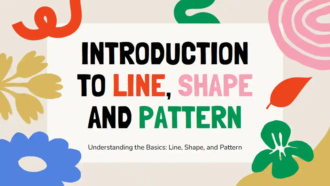 Geometric Introduction to Line, Shape and Pattern Lesson