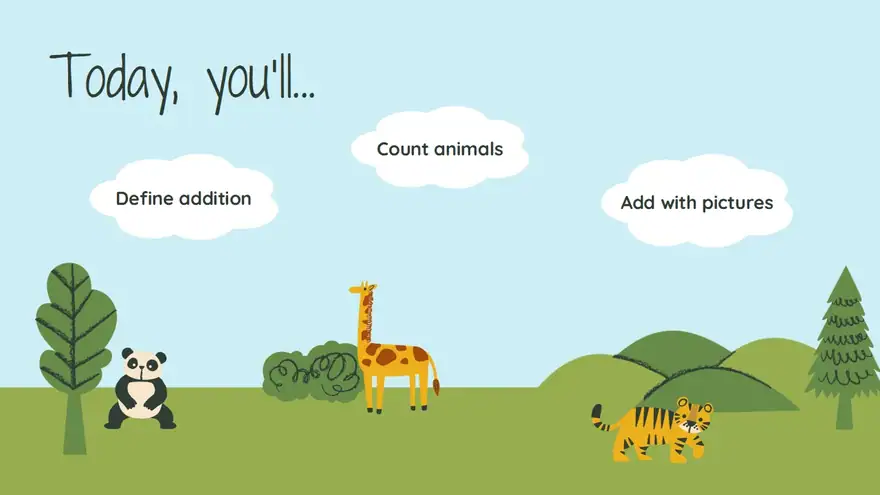 Grade 1 Addition Slides