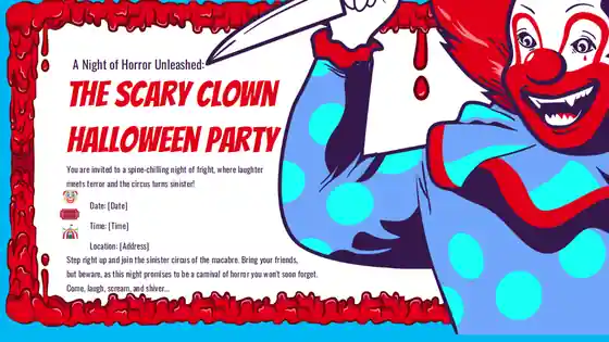 Halloween High School Party Invitations