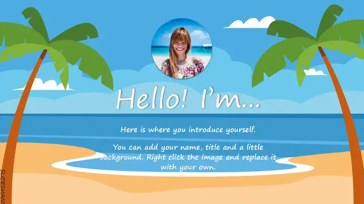 Happy Summer free template, daily agenda slide and certificate.