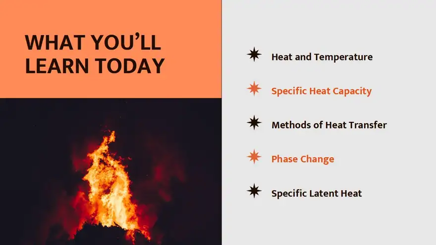 Heat And Temperature Lesson Slides For Grade 8