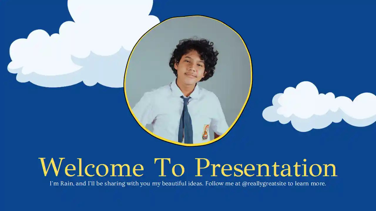 History Subject for Middle School Ancient Greece Blue Illustrative Educational Slides