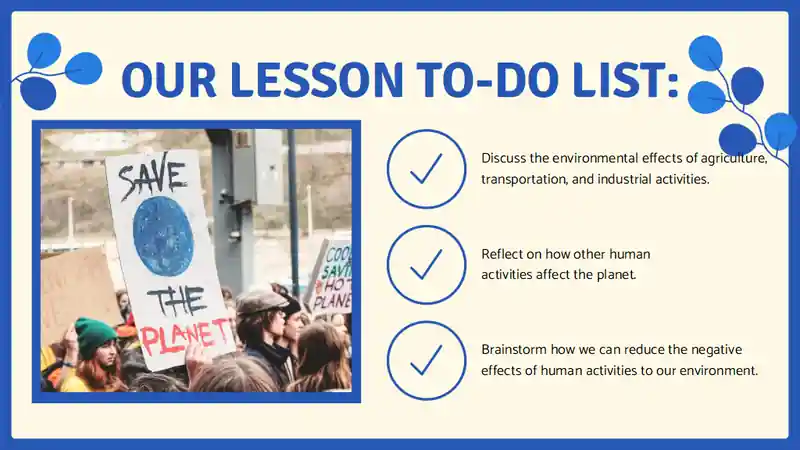 Human Impact on the Environment Science Lesson for High School