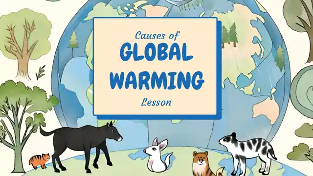Illustrated Causes of Global Warming Lesson Slides