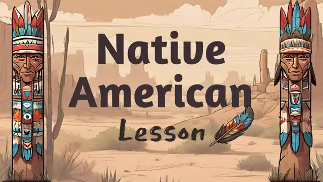Illustrated Native American Lesson Slides