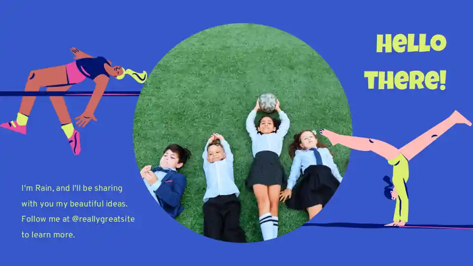 Illustrated Physical Education Exercises Slides