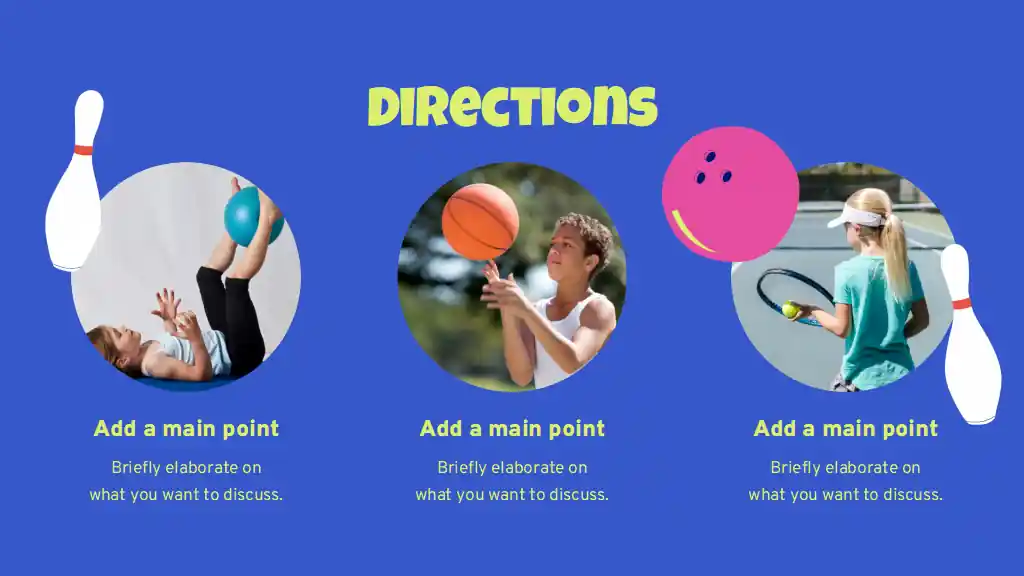 Illustrated Physical Education Exercises Slides