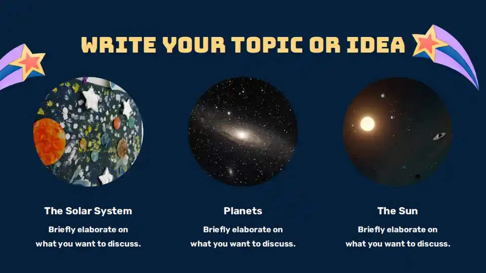 Illustrated Space Science Quiz Slides