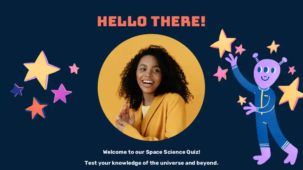 Illustrated Space Science Quiz Slides
