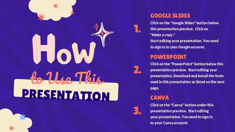 Illustrative Lettering Designs Educational Slides
