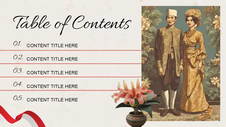 Indonesian History Master's Degree Slides