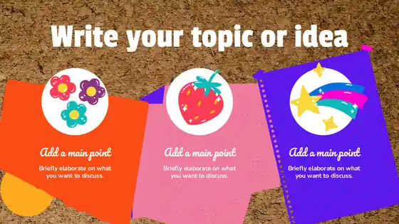 Interactive Bulletin Board Slides