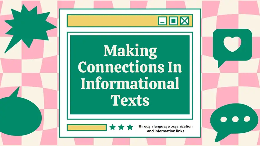 Making Connections in Informational Text Lesson for High School
