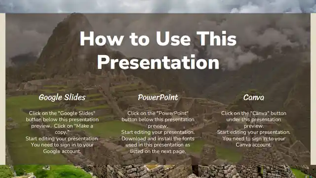 Minimal Geography Lesson Slides