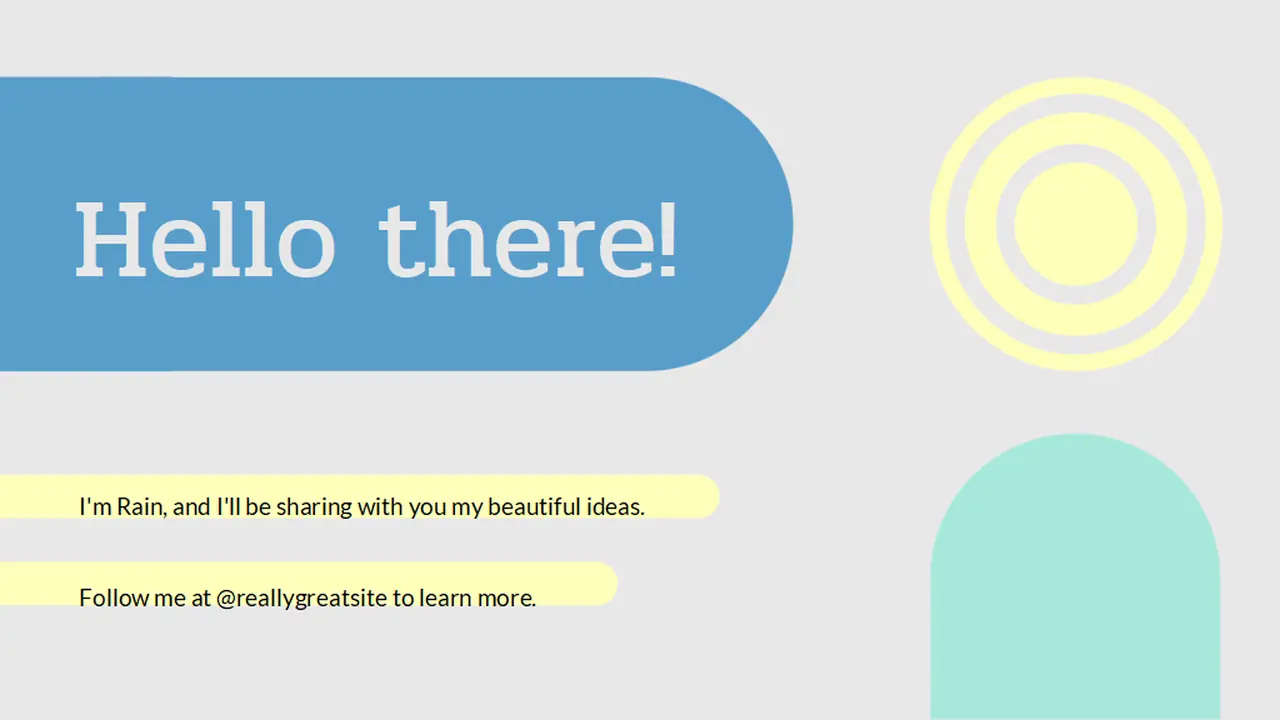 Minimal Teachers' Meeting Agenda Slides