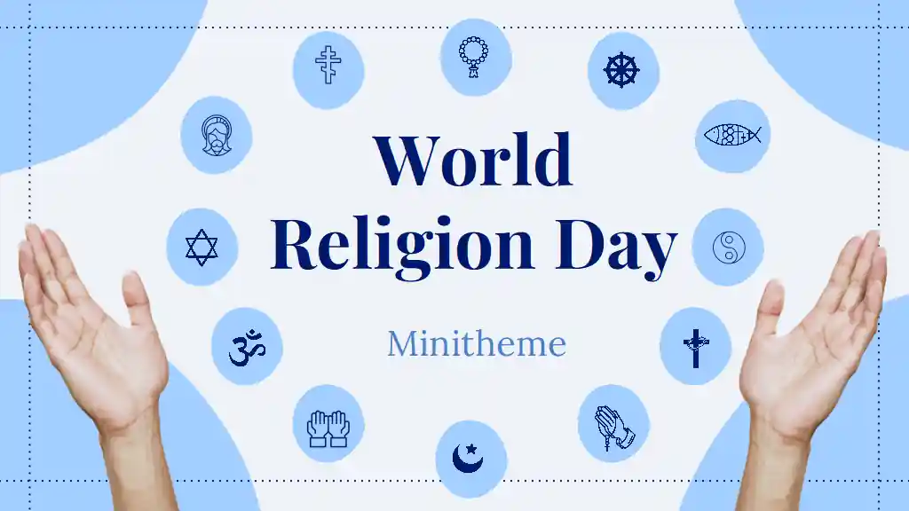 Minimal World Religion Day Minitheme Slides