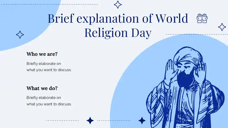 Minimal World Religion Day Minitheme Slides