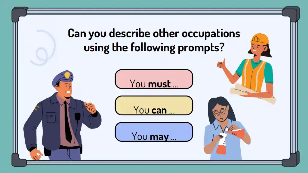 Modal Verbs and Adjective Order Lesson