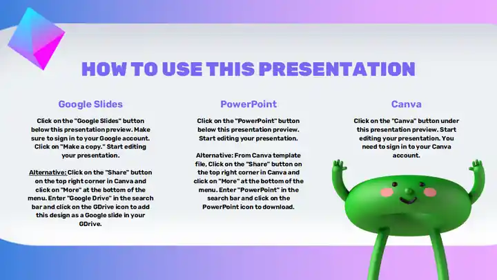 Modern 3D Learning-by-Teaching Activity Slides
