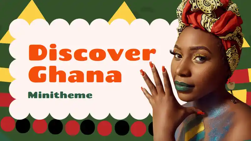 Modern Minimal Discover Ghana Slides