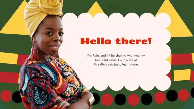Modern Minimal Discover Ghana Slides