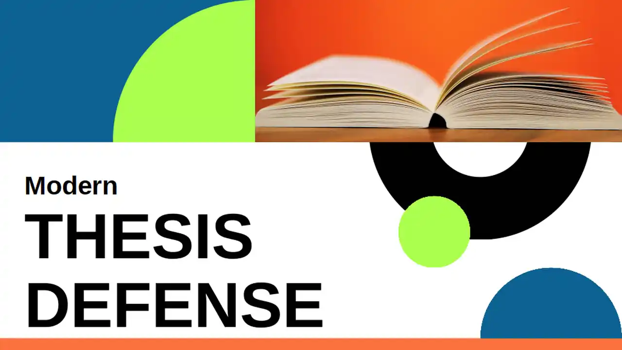Modern Minimal Thesis Defense Slides