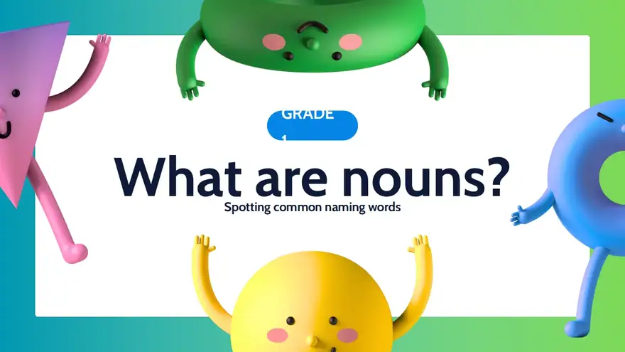 Noun Slides for Grade 1