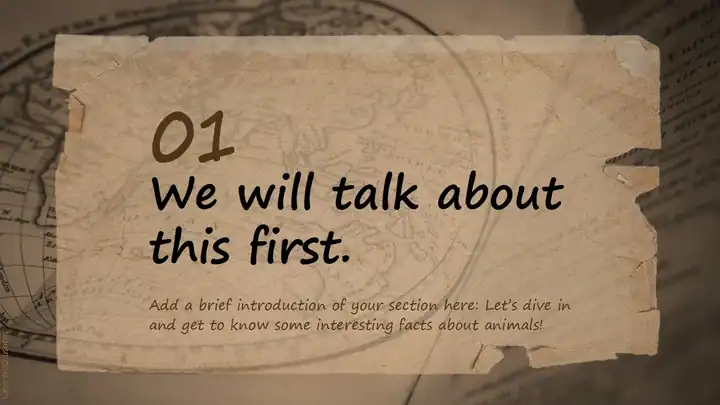 Old Maps History Lesson free theme.