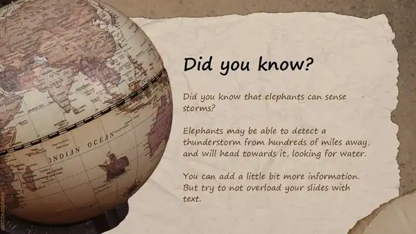 Old Maps History Lesson free theme.
