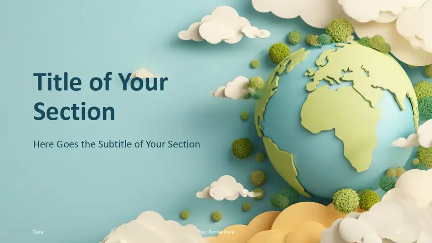 Paper Globe Template