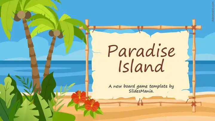 Paradise Island, a new board game template.