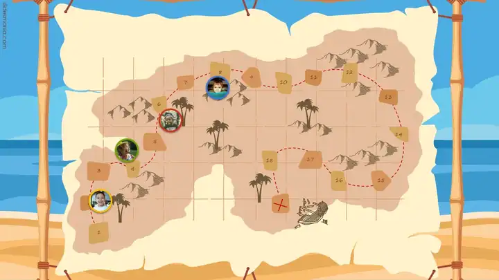 Paradise Island, a new board game template.