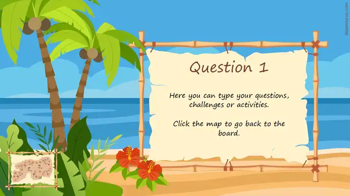 Paradise Island, a new board game template.