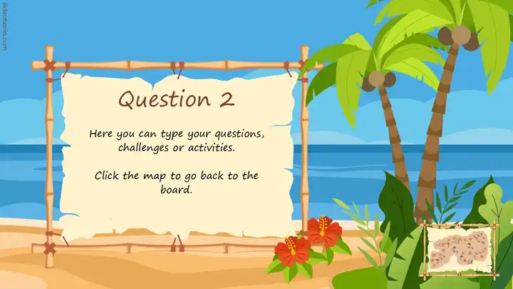 Paradise Island, a new board game template.