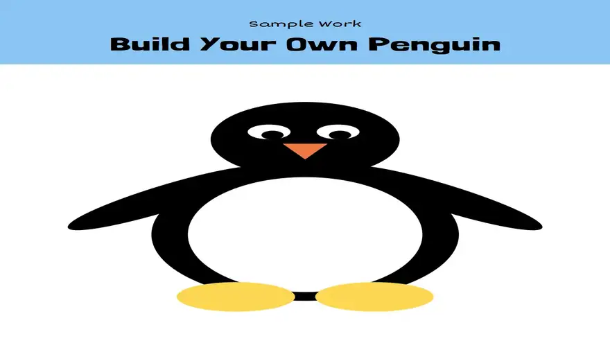 Penguin Letterhead for Preschool