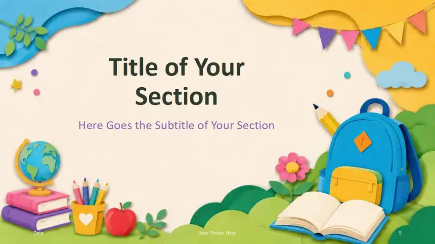 Playful Learning Template